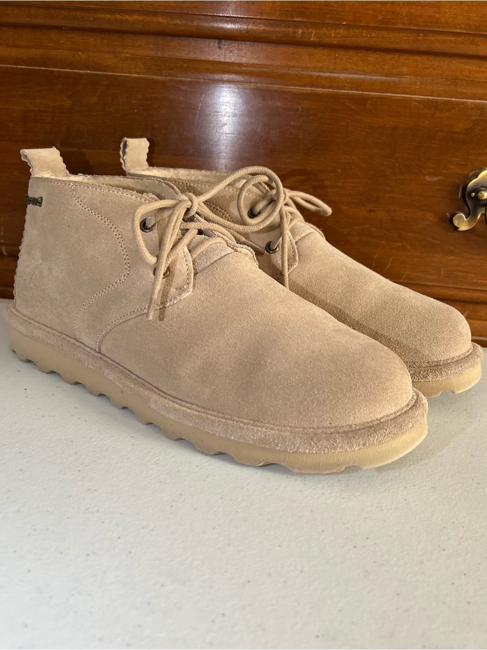 Bearpaw Ankle Boots “Skye” Boots, Tan